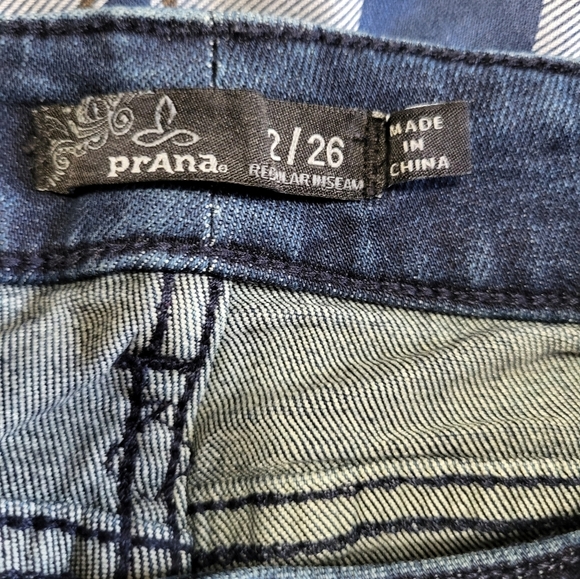 Prana Women Jean's Size 2  (26x31) - Picture 4 of 6